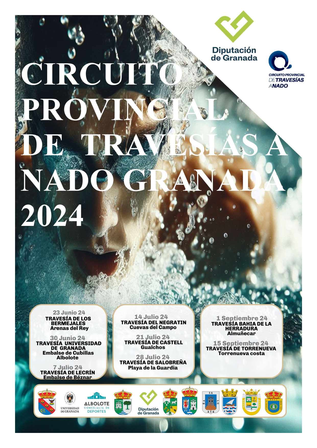 CIRCUITO DE TRAVESAS A NADO 2024 - DIPUTACIN DE GRANADA